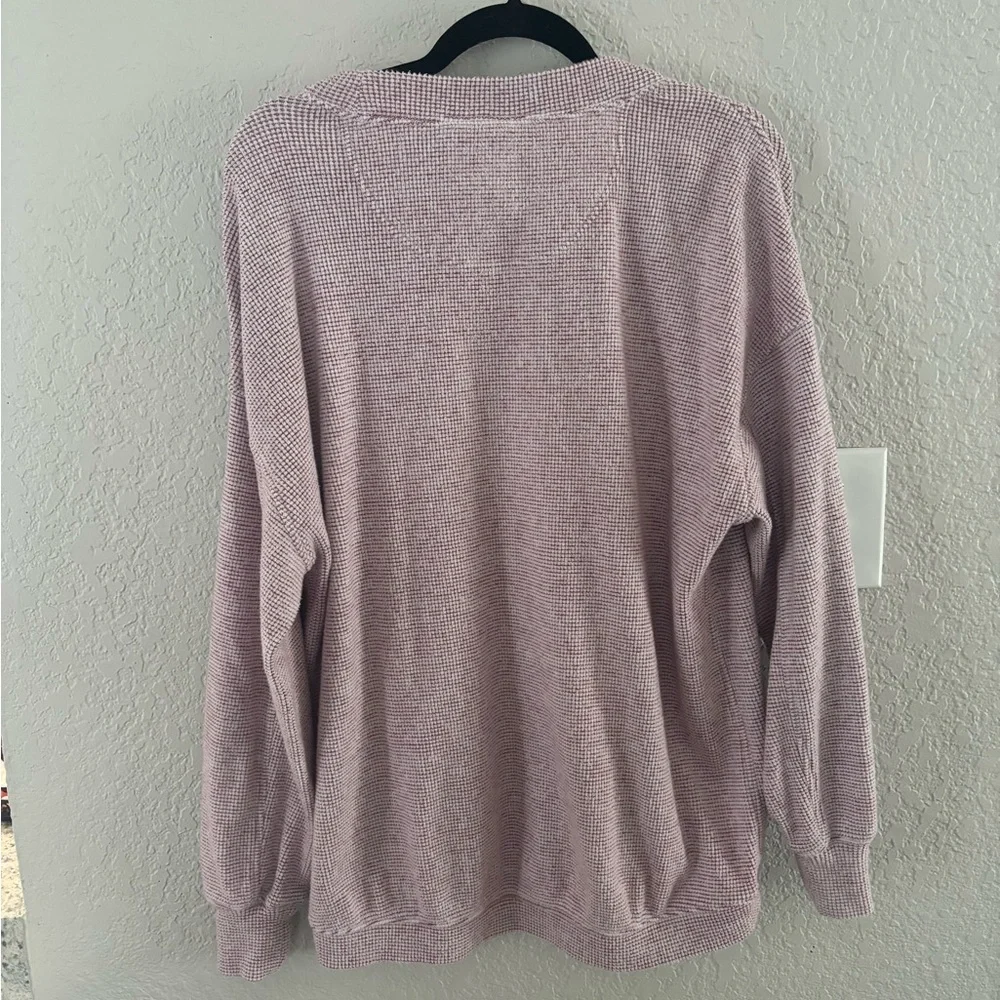 Aerie Getaway Waffle Sweatshirt🍒 - Picture 11 of 11